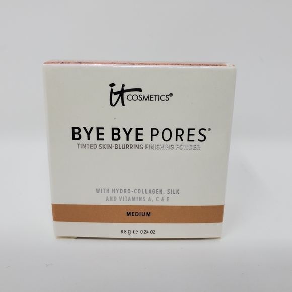 NIB It Cosmetics Bye Bye Pores Tinted Skin Blurring Finishing Powder- Me… - Picture 2 of 7